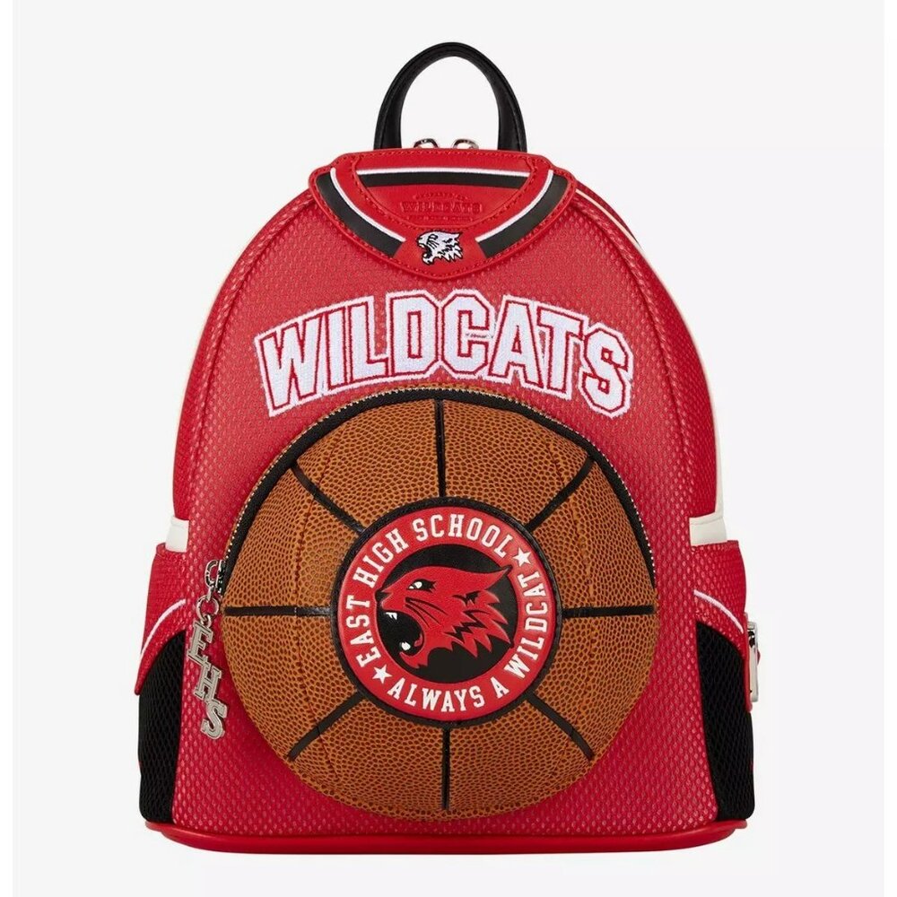 Loungefly Disney High School Musical Wildcats Basketball Mini Backpack NWT​
